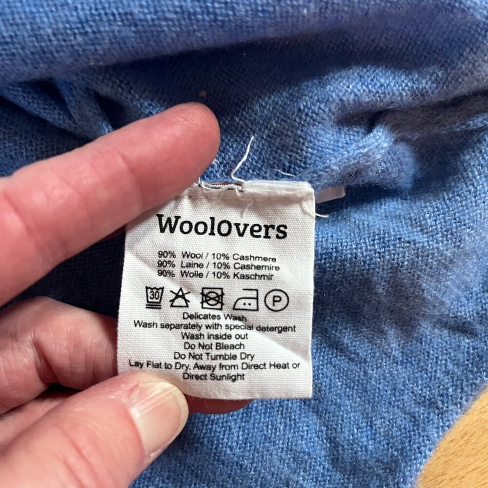 Two-Tone Color-Block Woolovers Wool-And-Cashmere … - image 4